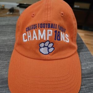 College Football Playoff Champions Hat Cap in 2018 Adjustable Strap Orange